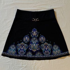 Intricate embroidered skirt